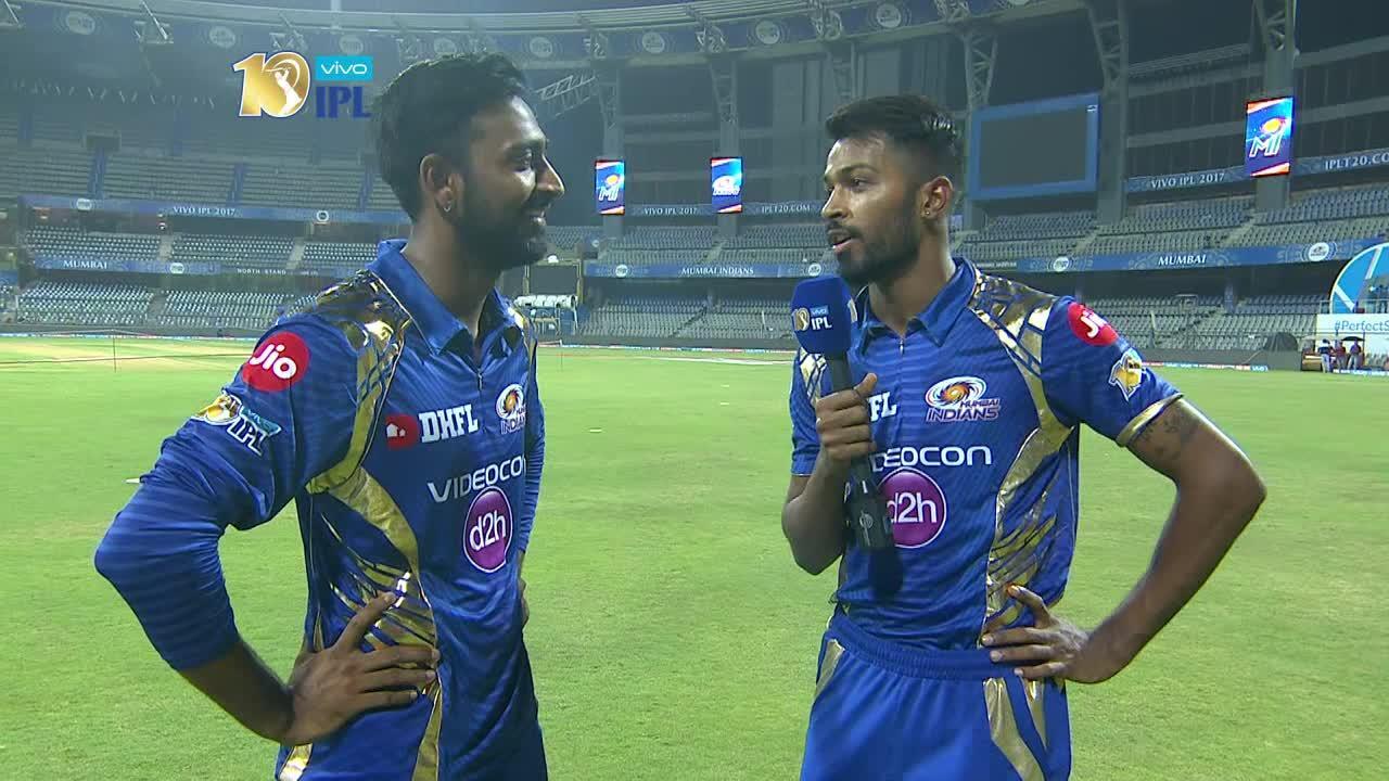 M7: MI vs KKR – Hardik Pandya & Krunal Pandya Interview