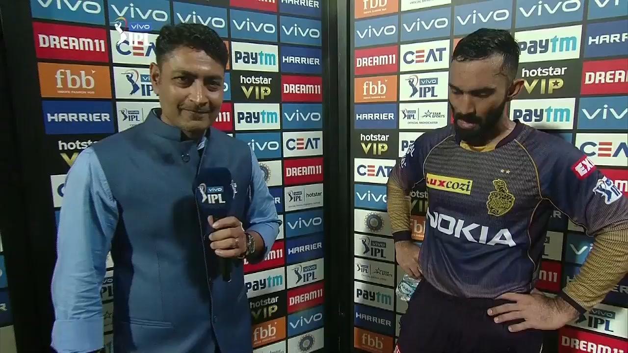 M43: KKR vs RR – Dinesh Karthik Interview
