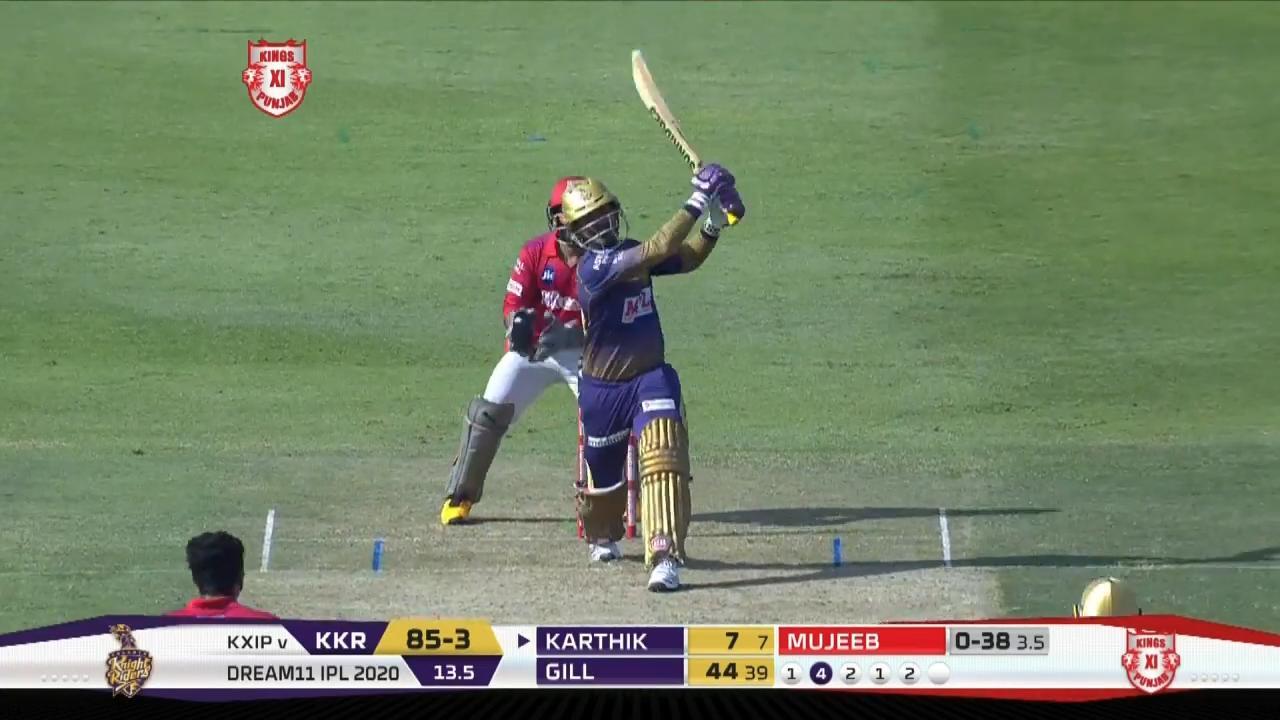 M24: KXIP vs KKR – Dinesh Karthik Six