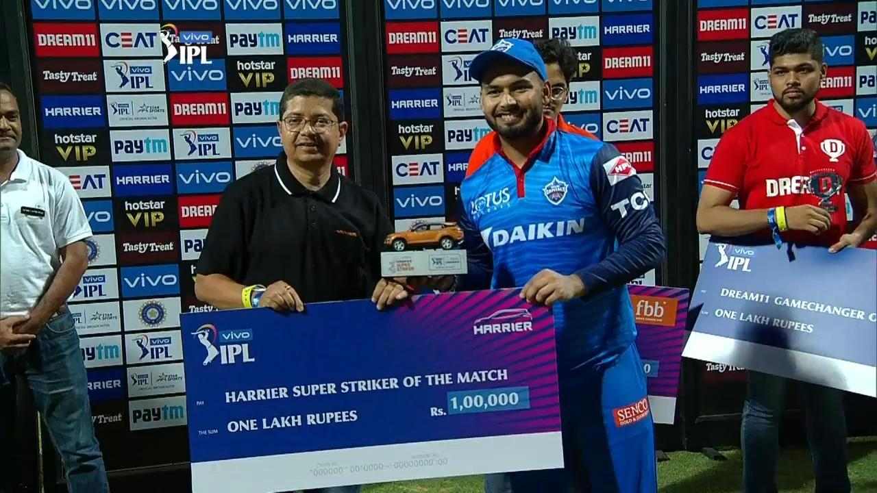 M03: MI vs DC – Harrier Super Striker of the Match – Rishabh Pant