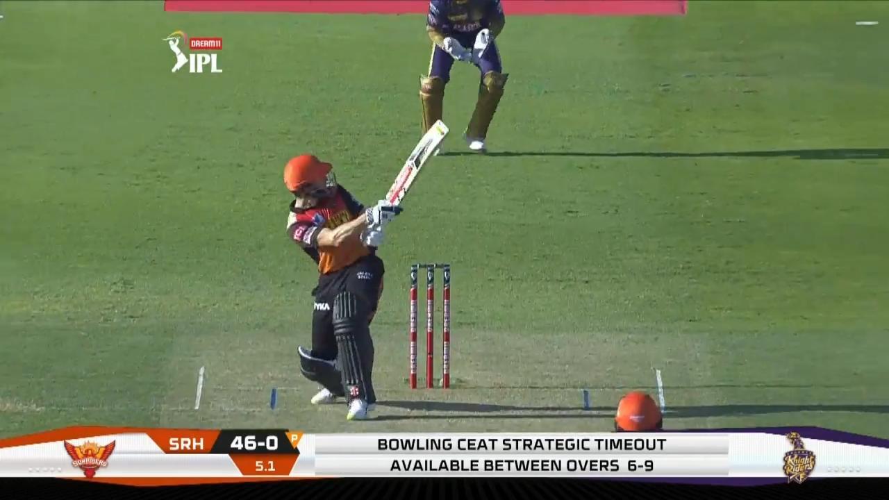 M35: SRH vs KKR – Kane Williamson Six