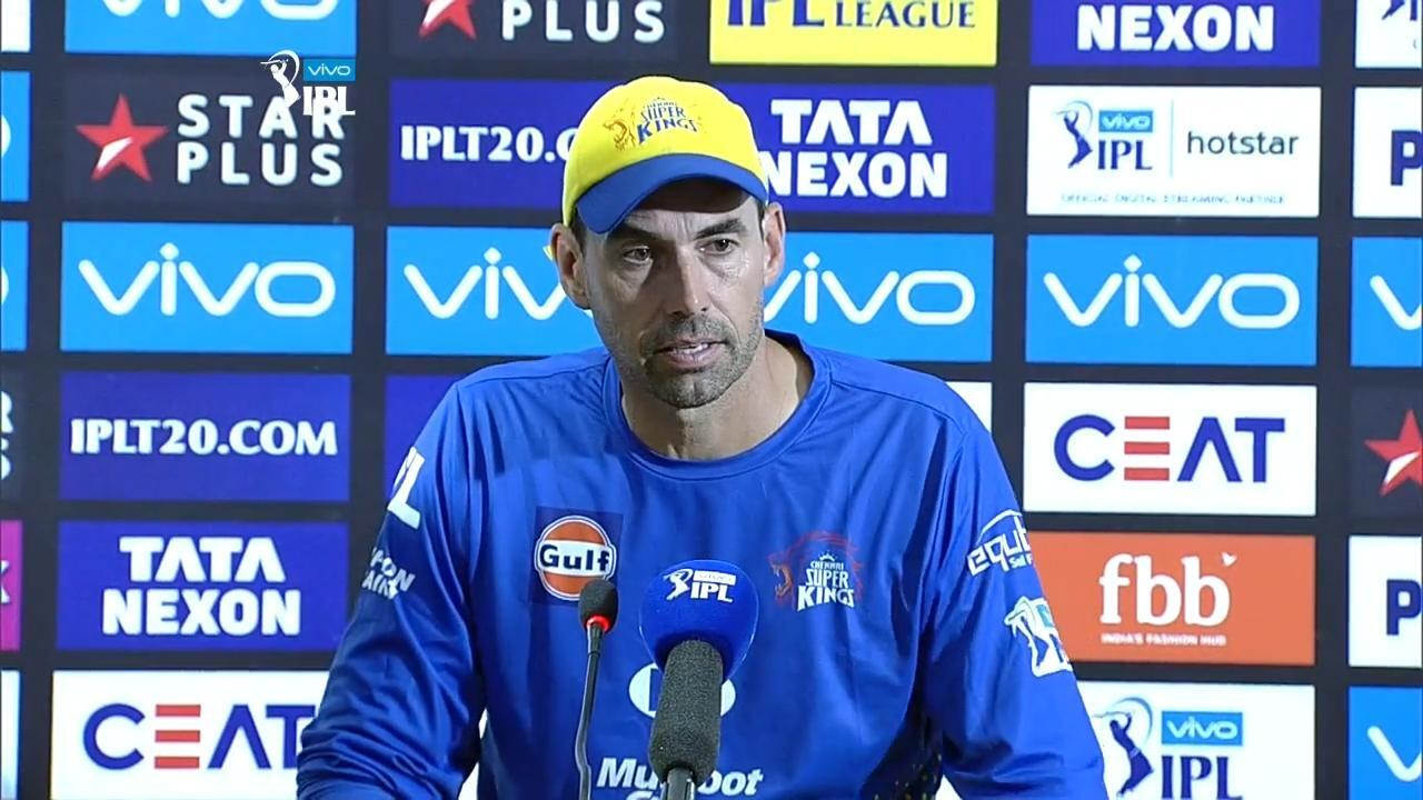 M52: DD vs CSK – Press Conference – Stephen Fleming background