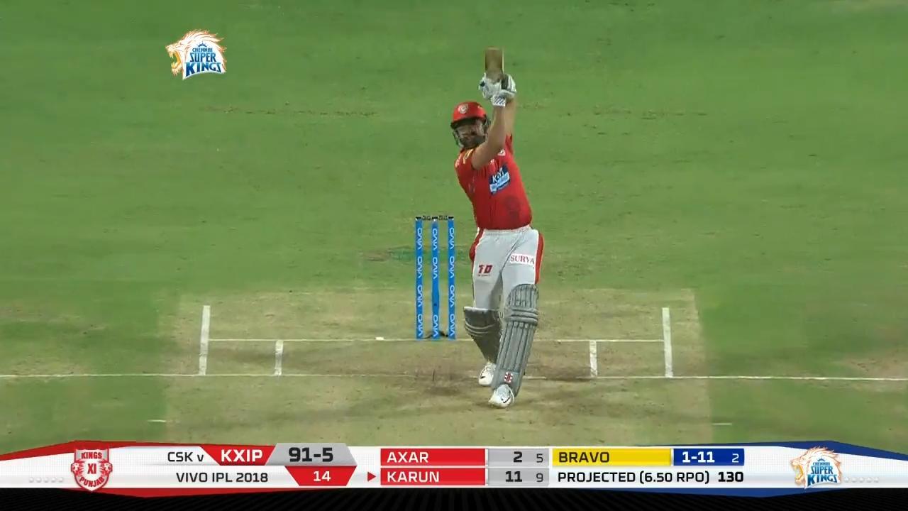 M56: CSK vs KXIP – Karun Nair Six background