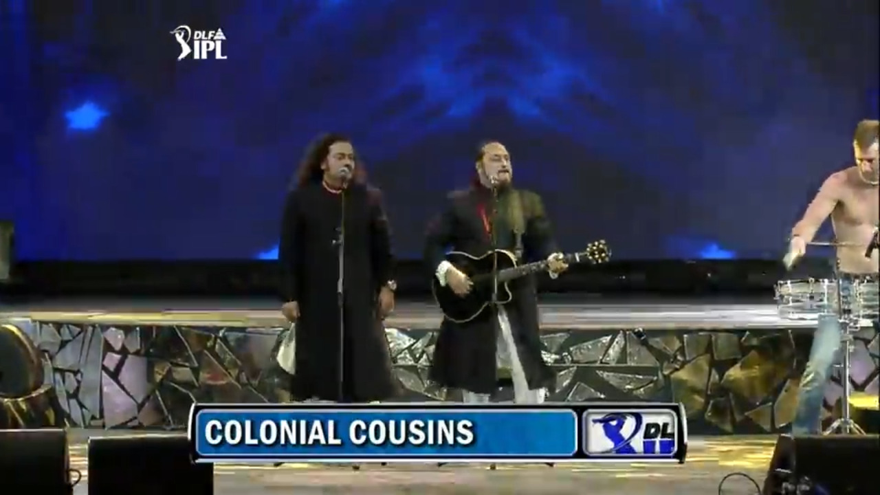 Colonial Cousins rock Opening Night background