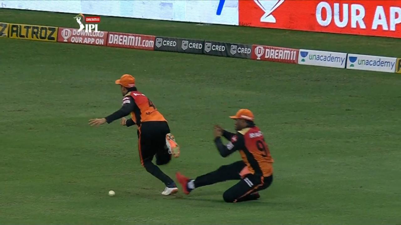 Double drops on the field from Sunrisers