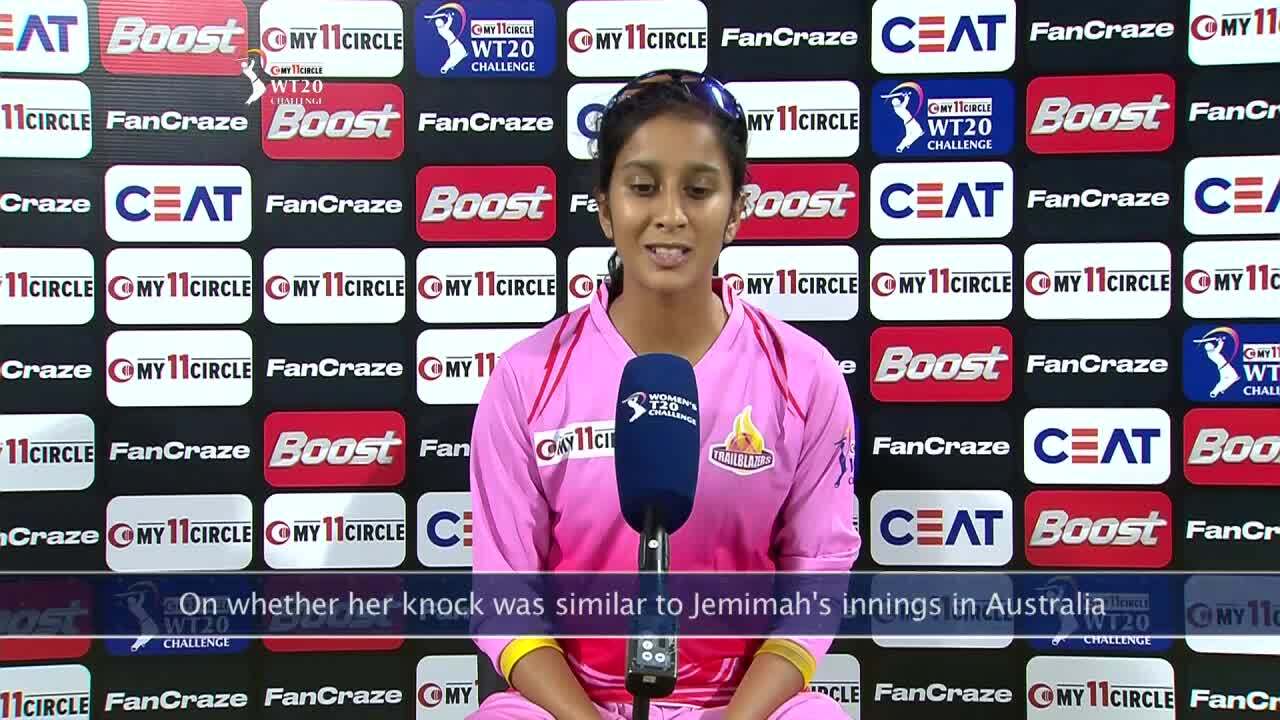 This knock was special and will remain close to my heart: Jemimah background