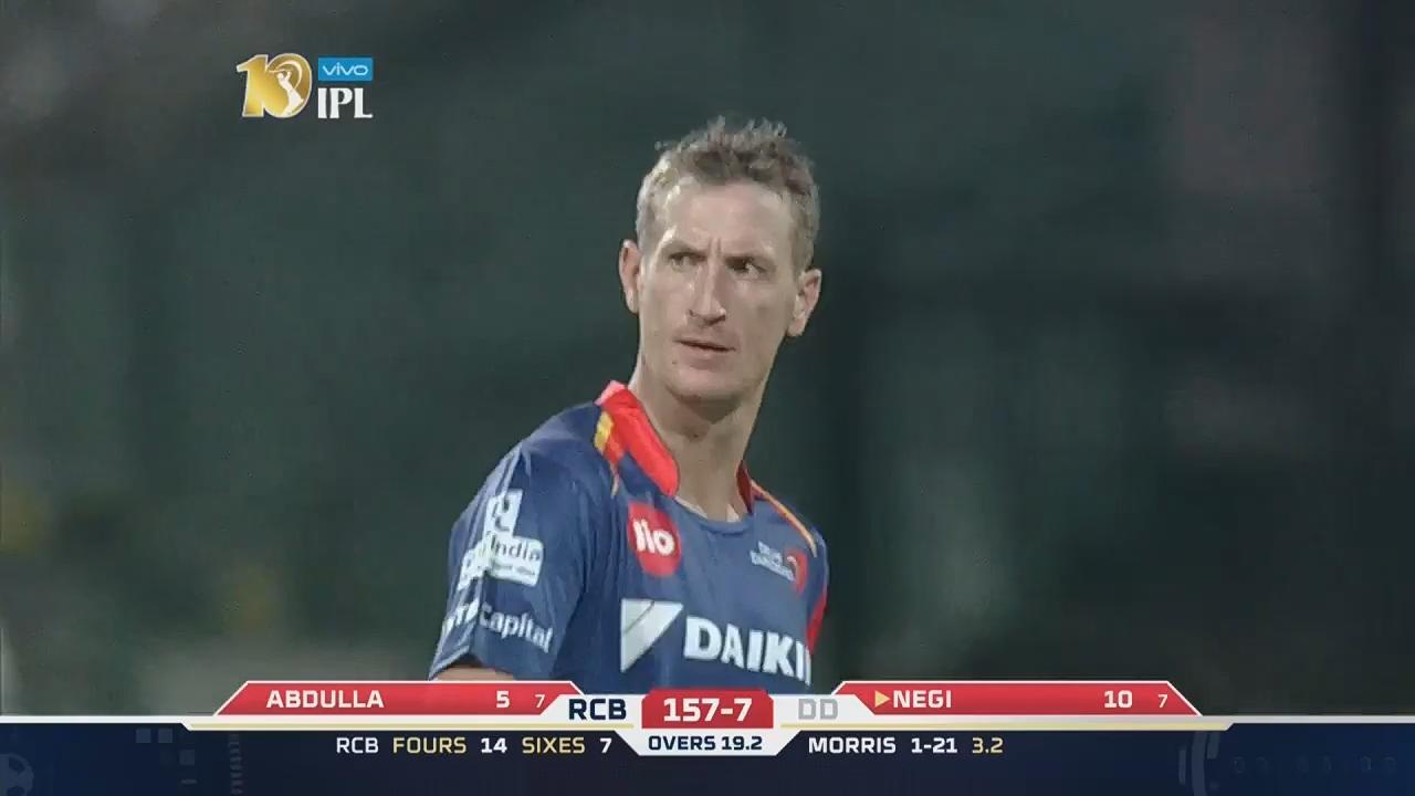 M5: RCB vs DD – Chris Morris' 3-wicket haul