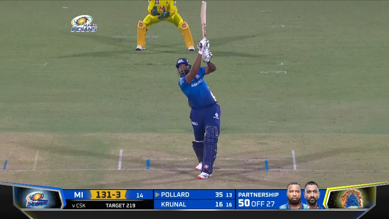 Watch out - Pollard's 103-metre six background