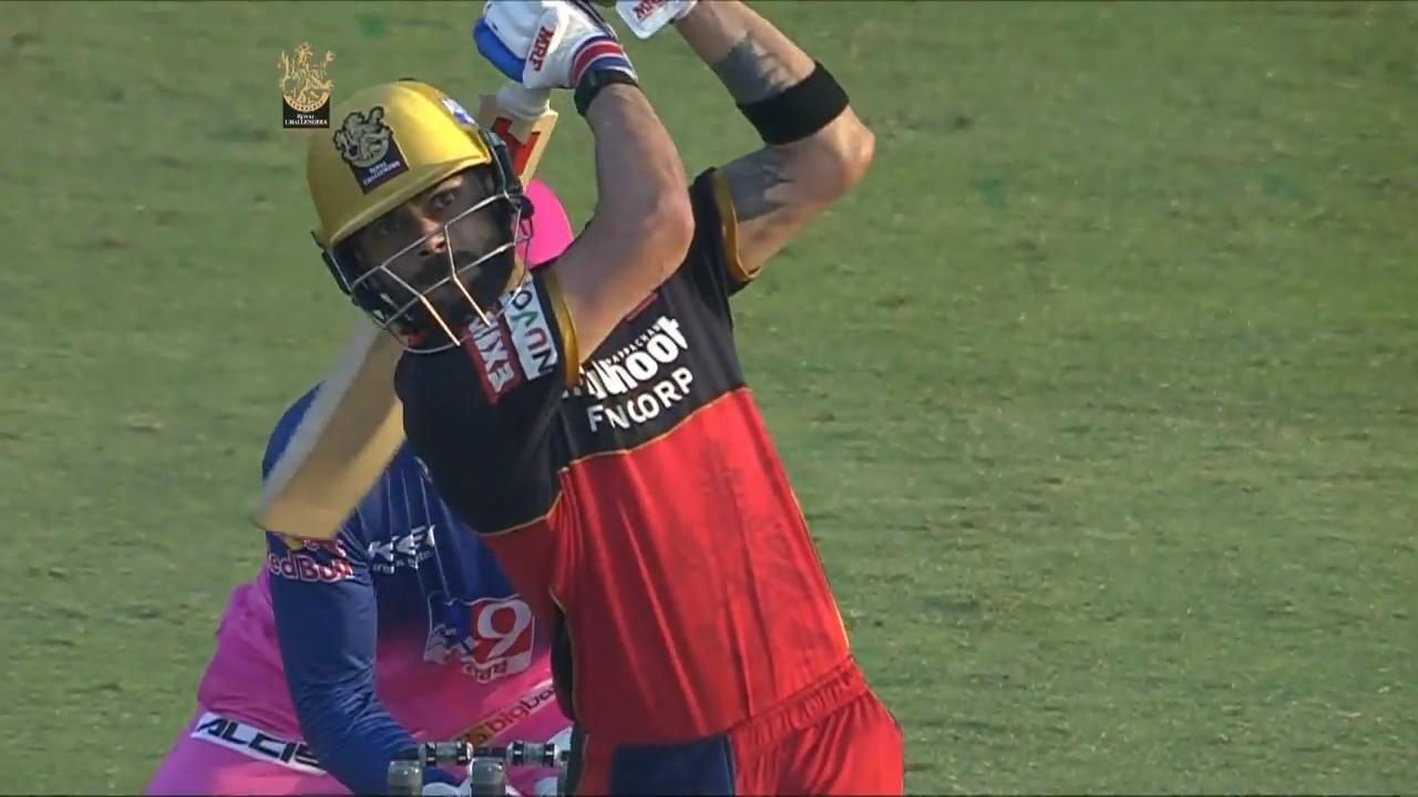 M15: RCB vs RR – Virat Kohli Six