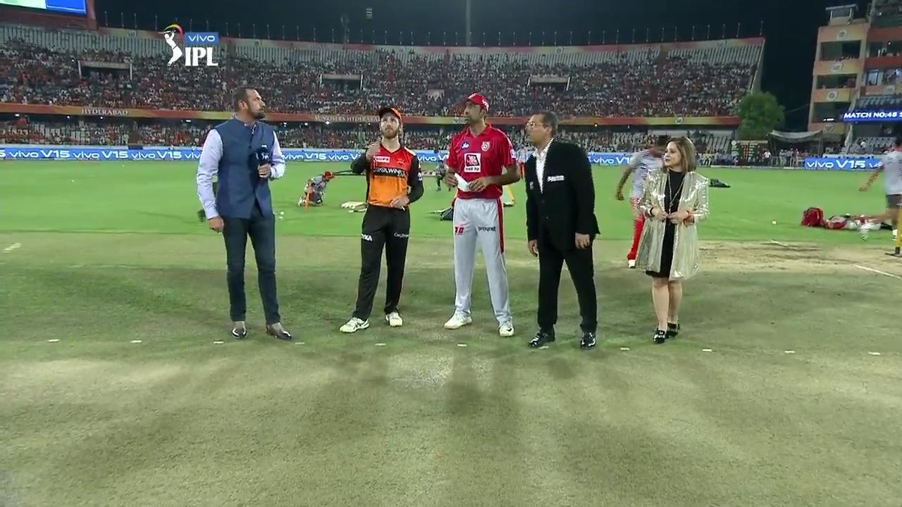M48: SRH vs KXIP – Toss background
