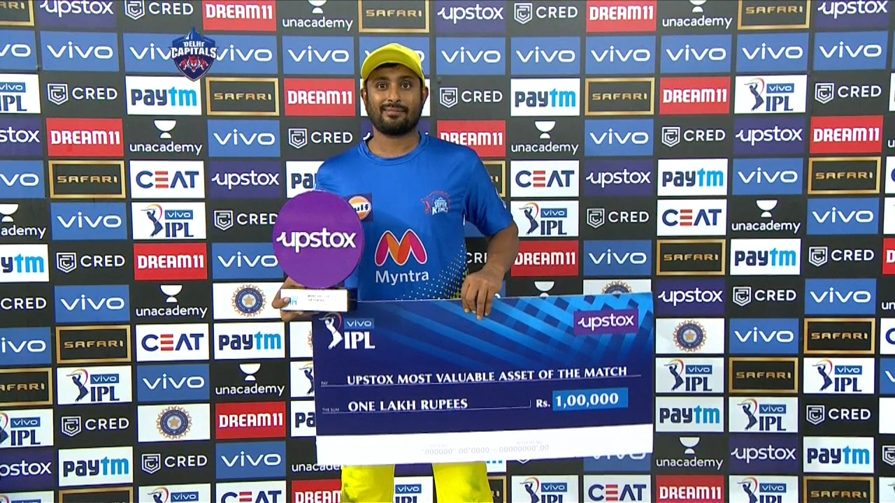 M50: DC vs CSK – Upstox most valuable Asset of the match – Ambati Rayudu