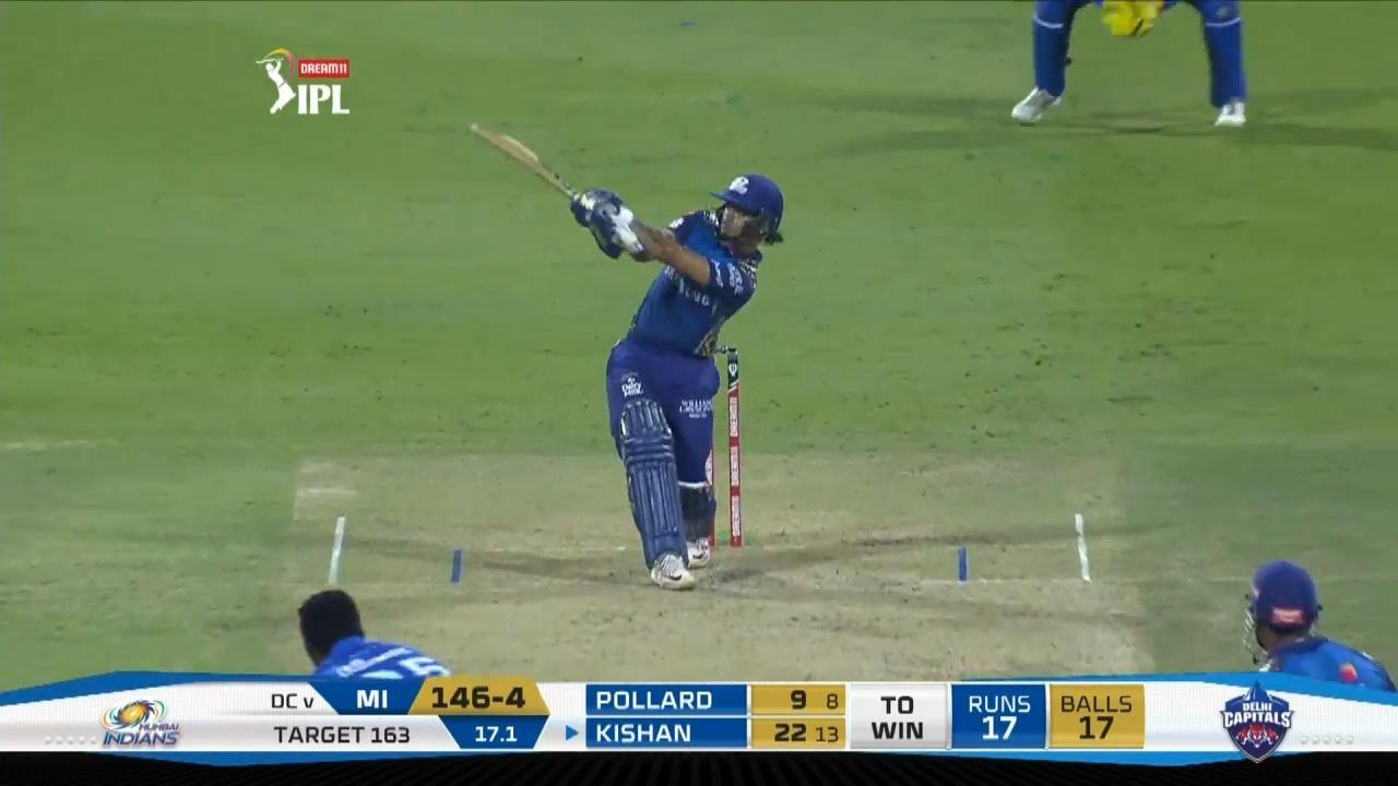 M27: MI vs DC – Ishan Kishan Six