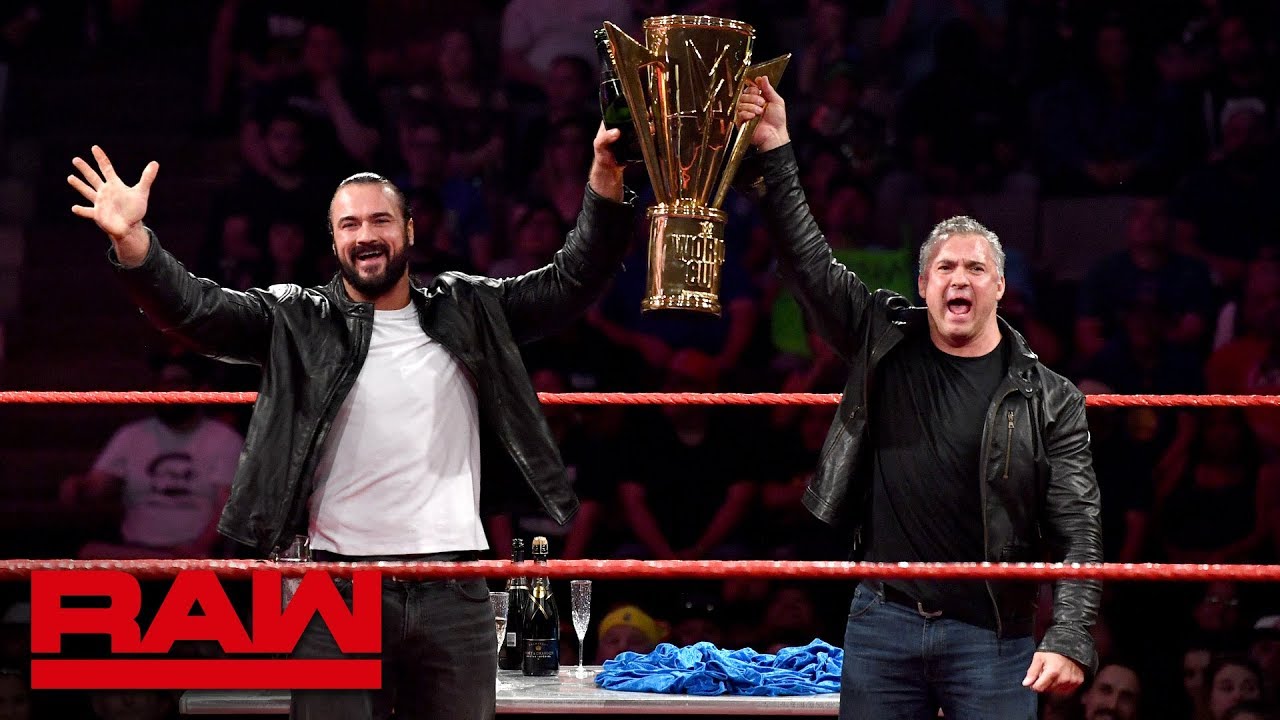 Shane McMahon and Drew McIntyre’s Super ShowDown celebration: Raw, June 10, 2019