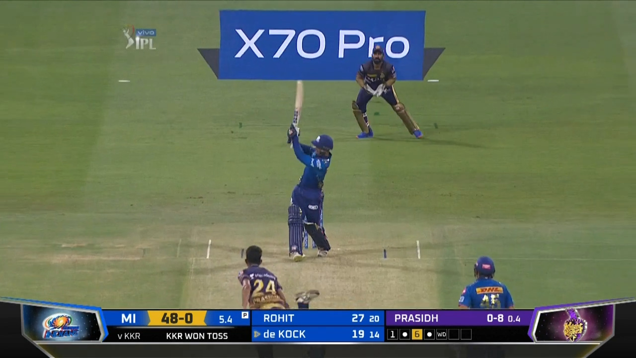 M34: MI vs KKR – Quinton de Kock Six