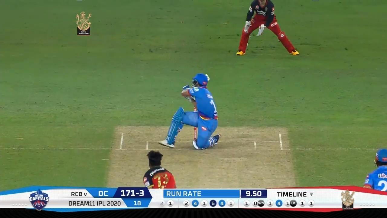 M19: RCB vs DC – Rishabh Pant Six background