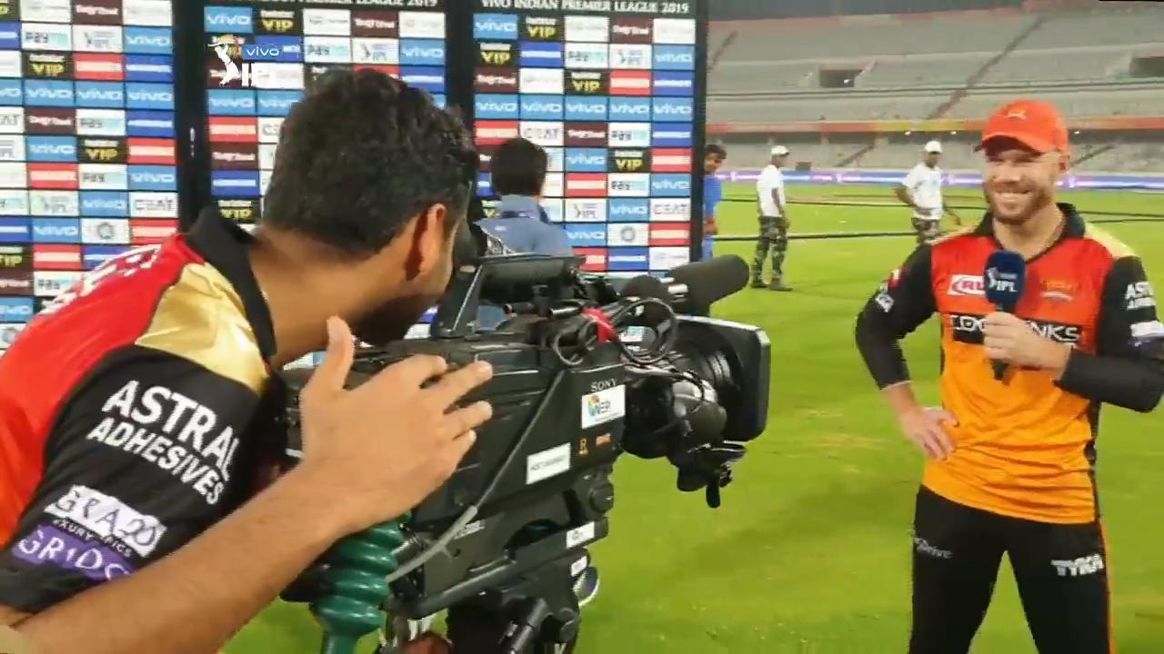 Cameraman Bhuvi captures Warner's SRH journey