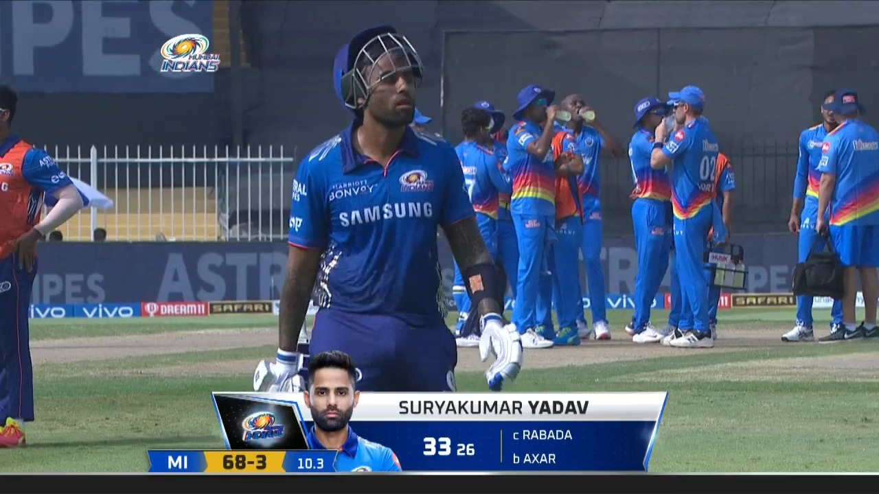 M46: MI vs DC – Suryakumar Yadav Wicket