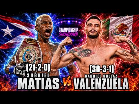 The Boogeyman - Subriel Matias (PR) vs Gollaz Valenzuela (Mexico) | Boxing TKO Fight Highlights HD