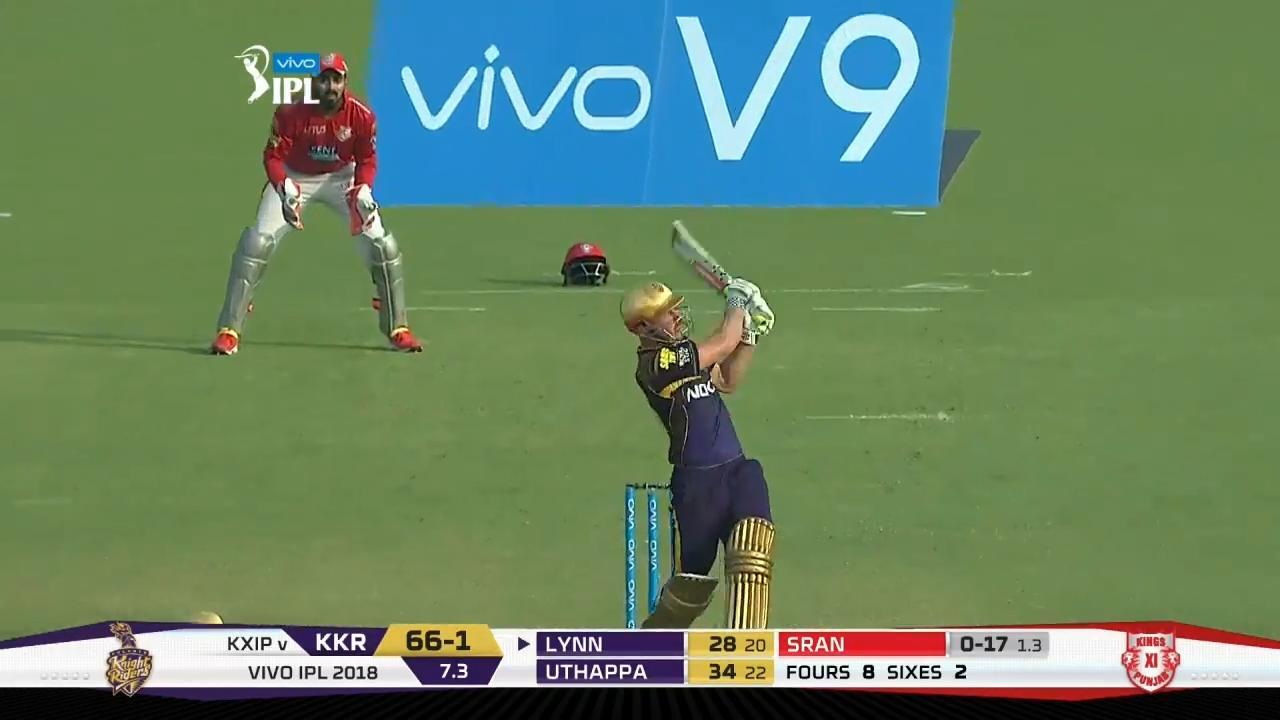 M18: KKR vs KXIP – Chris Lynn Six background