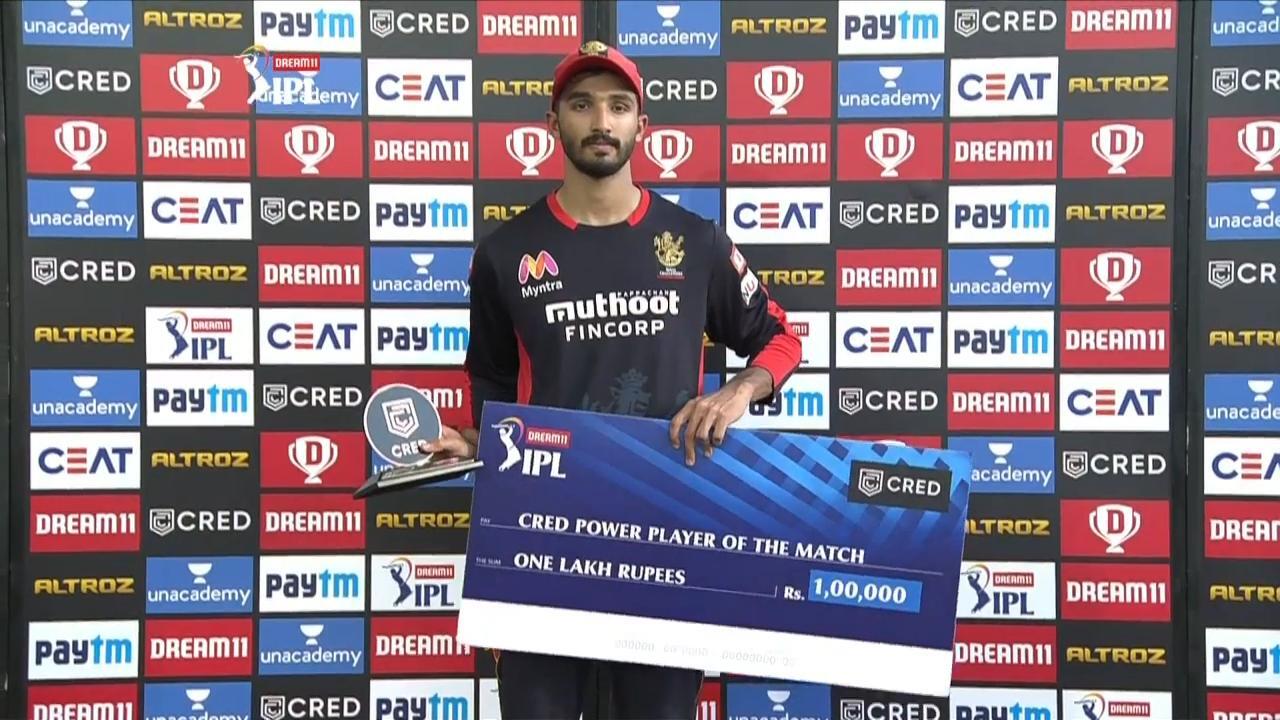 M15: RCB vs RR – CRED Power Player of the Match – Devdutt Padikkal