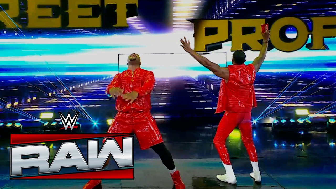 Street Profits Entrance: WWE Raw, May 11, 2026 background