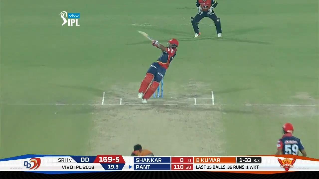 M42: DD vs SRH – Rishabh Pant Six