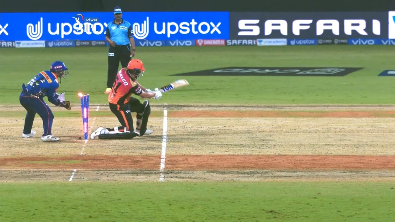 Bairstow's unlucky dismissal courtesy hit-wicket