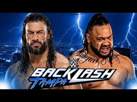 Roman Reigns(C) Vs Jacob Fatu WWE BACKLASH May 9 2026 WWE2K26 Simulation - FULL MATCH