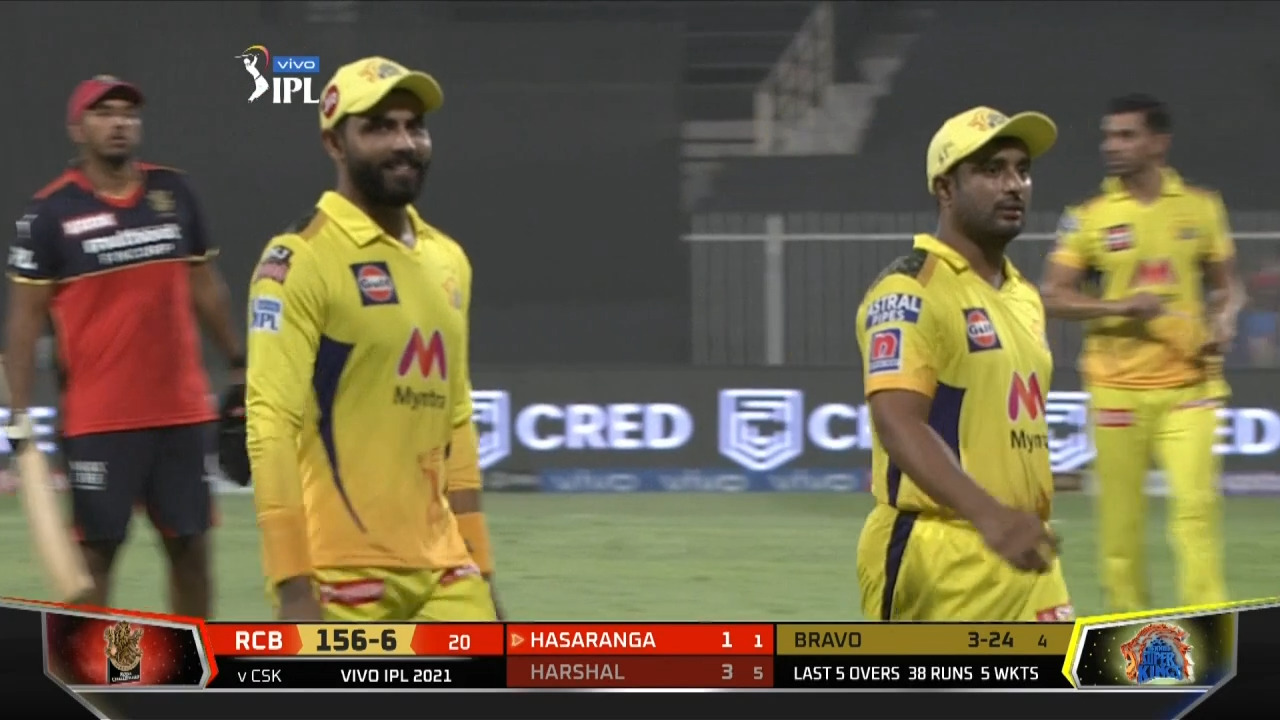 M35: RCB vs CSK – Harshal Patel Wicket
