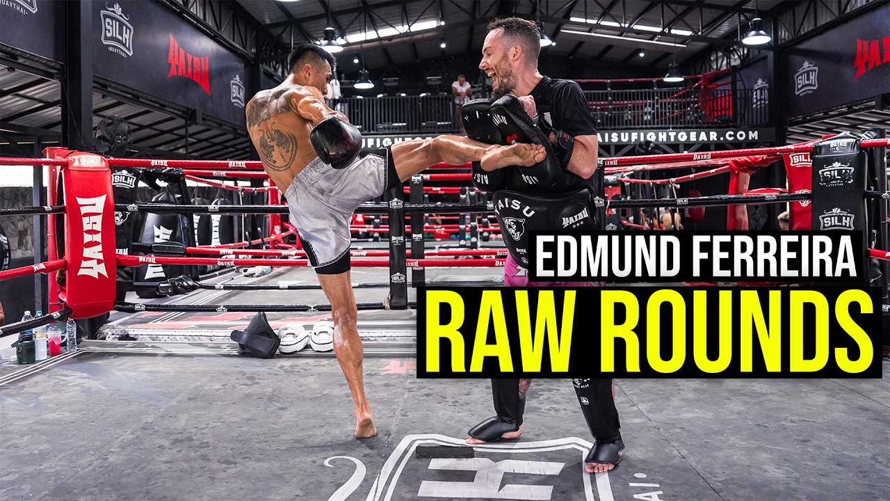 Raw Rounds: Edmund Ferreira Muay Thai Pad Work | Siam Boxing