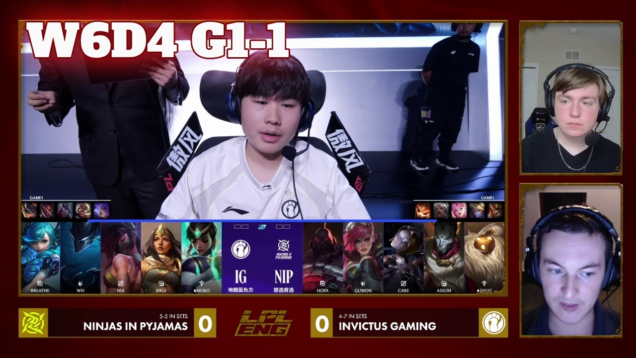 IG vs NIP - Game 1 | Week 6 Day 4 LPL Spring 2026 | Ninjas in Pyjamas vs Invictus Gaming G1 full