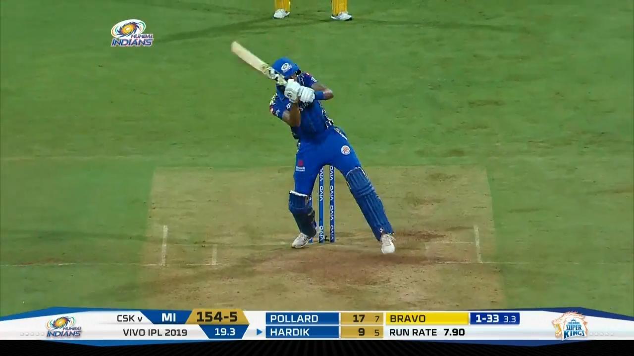M15: MI vs CSK – Hardik Pandya Six