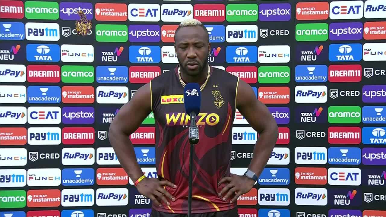 M66: KKR vs LSG – Andre Russell Interview background