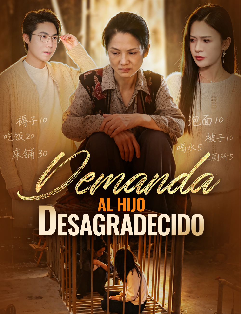 Demanda al hijo desagradecido poster