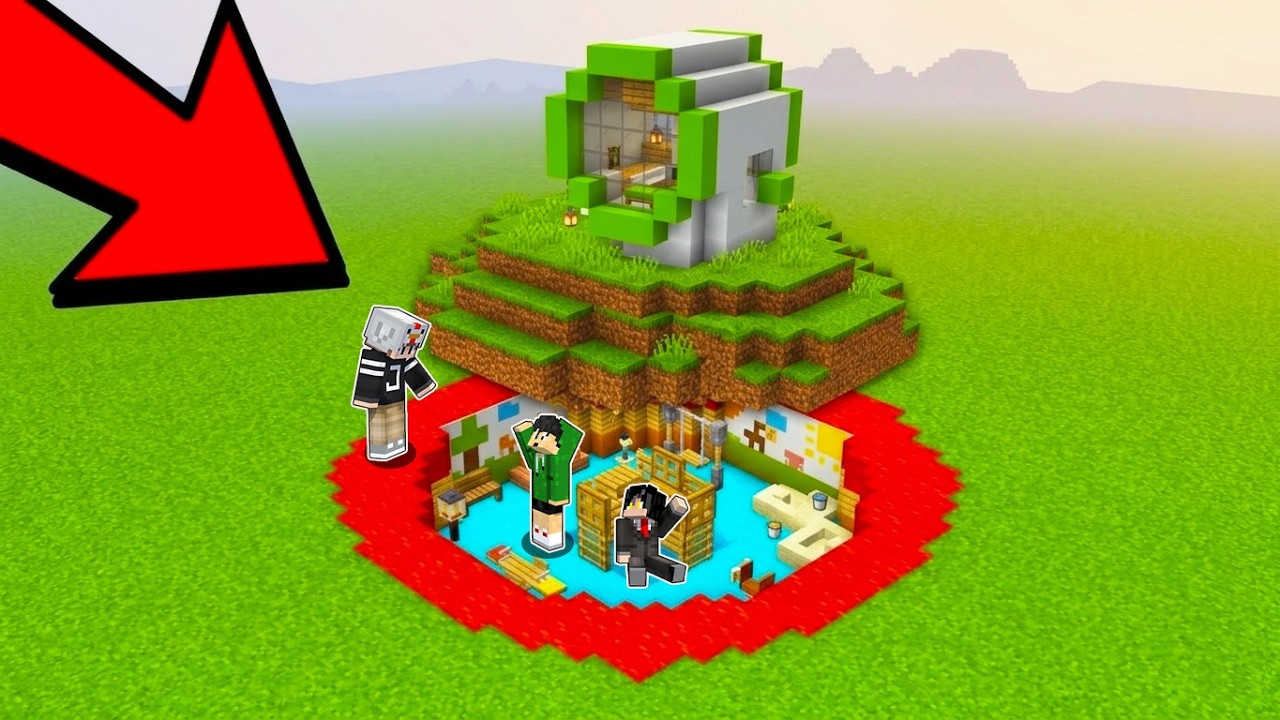 I Found My Friends Secret Playground In Minecraft!