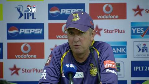 M44: DD vs KKR – Trevor Bayliss Press Conference background