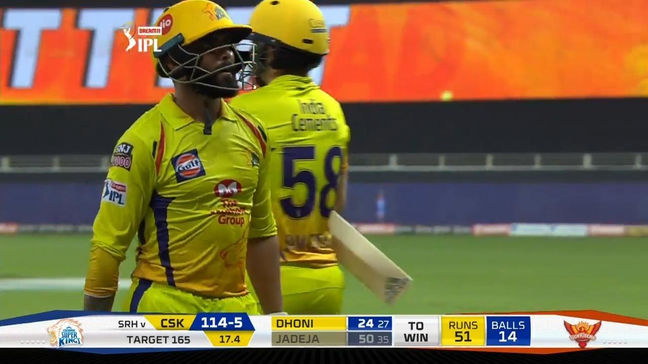 M14: CSK vs SRH – Ravindra Jadeja Wicket