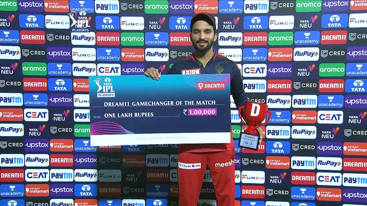 Eliminator: LSG vs RCB – Dream11 GameChanger of the Match – Rajat Patidar