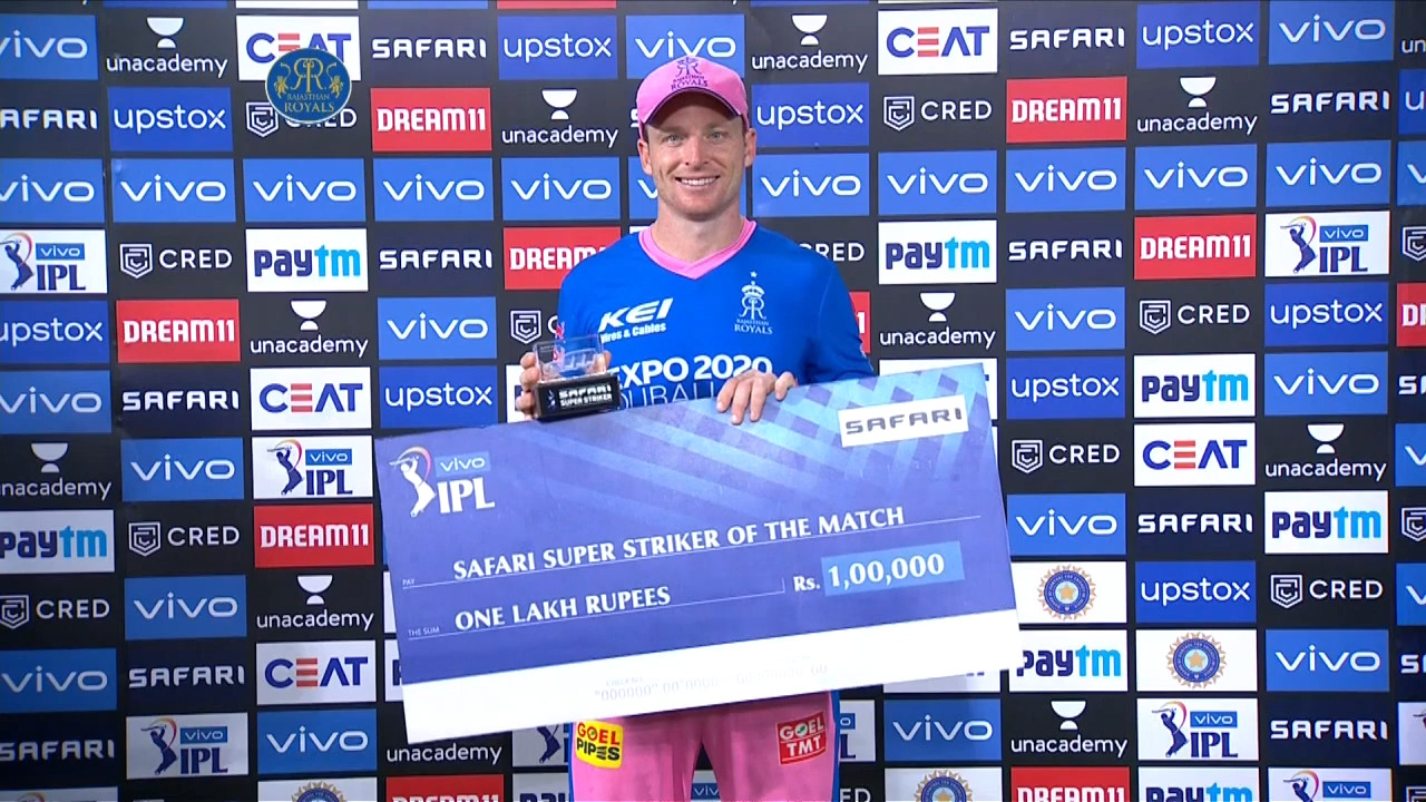M28: RR vs SRH – Safari Super Striker of the Match – Jos Buttler background