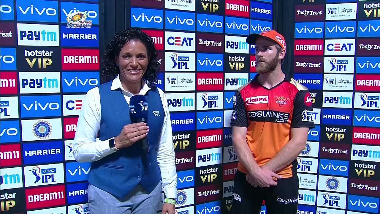 M51: MI vs SRH – Kane Williamson Interview background