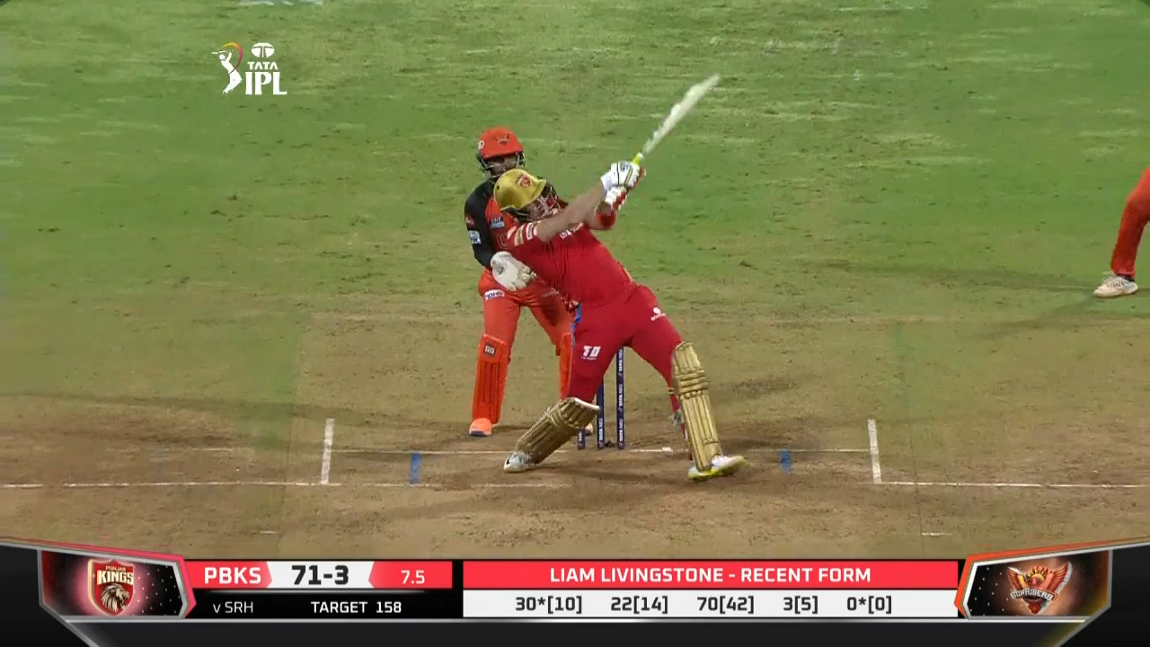 M70: SRH vs PBKS – Liam Livingstone Six