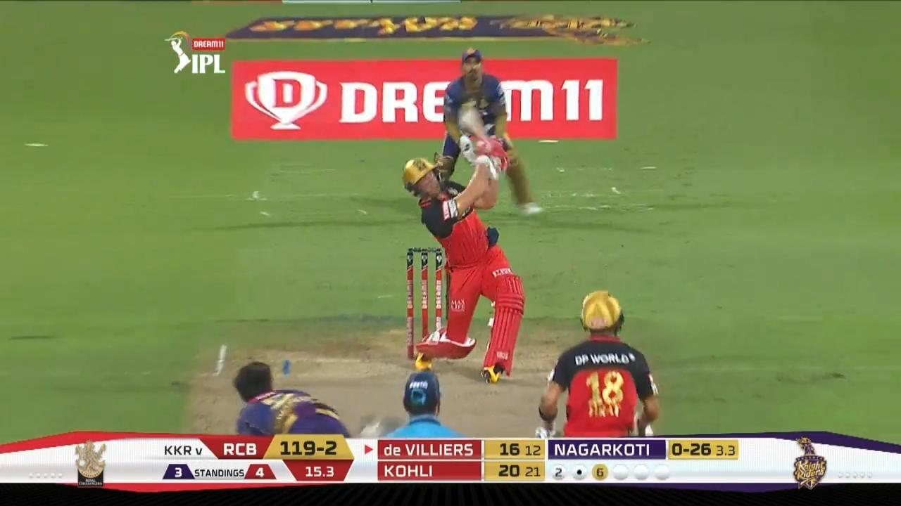 M28: RCB vs KKR – AB de Villiers Six
