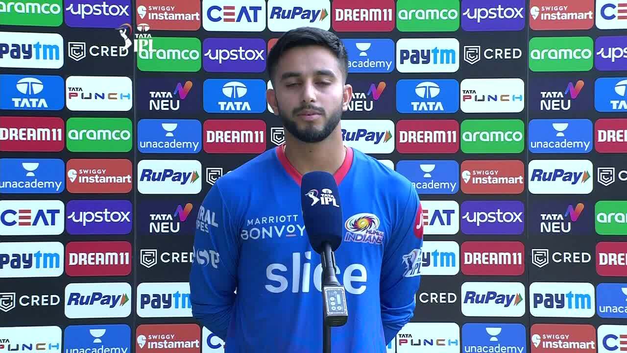 M69: MI vs DC – Mayank Markande Interview
