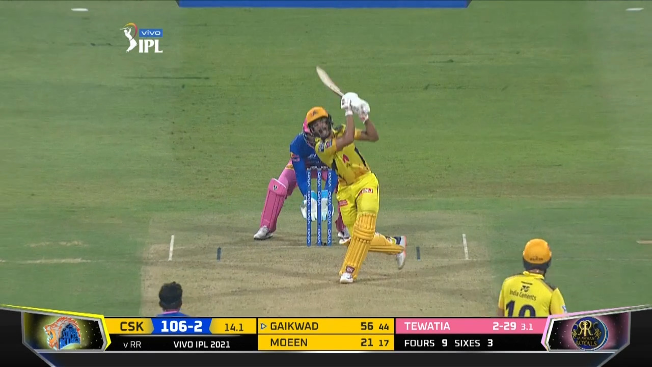 M47: RR vs CSK – Ruturaj Gaikwad Six