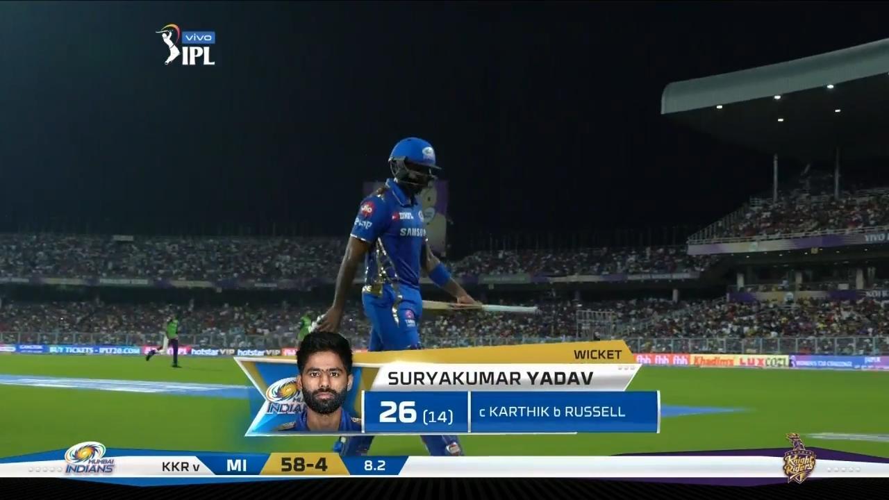 M47: KKR vs MI – Suryakumar Yadav Wicket