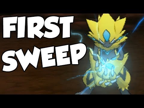 FIRST EVER ZERAORA SWEEP in Pokemon Ultra Sun and Ultra Moon! background