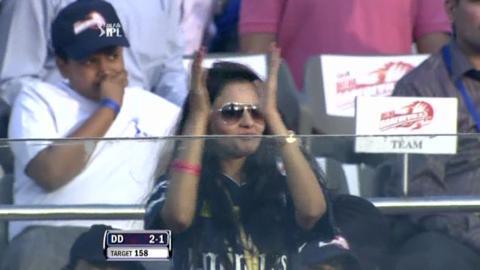 Match 23 DD vs DC – Ojha's Wicket
