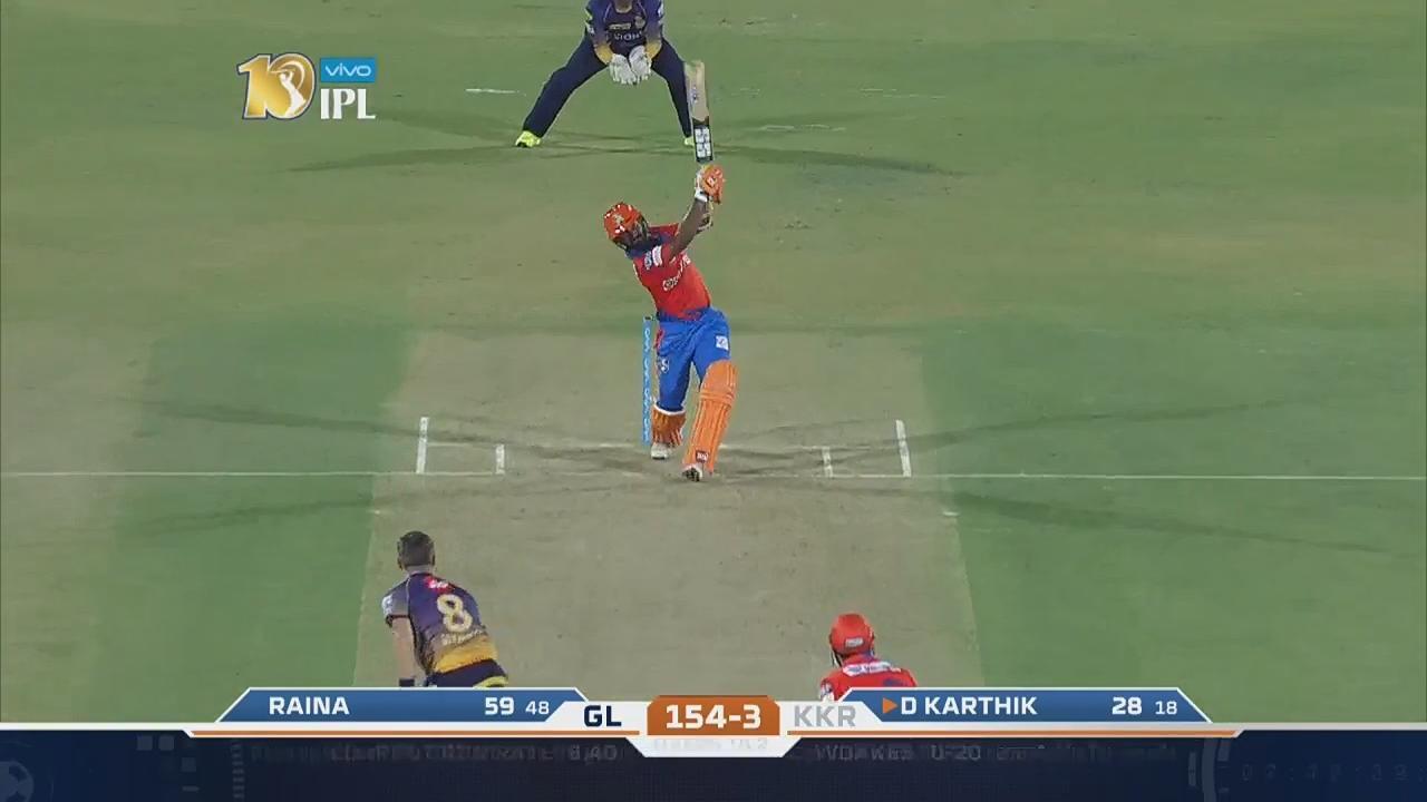 M3: GL vs KKR – Dinesh Karthik Six