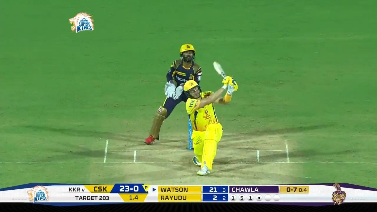 M05: CSK vs KKR – Shane Watson Six