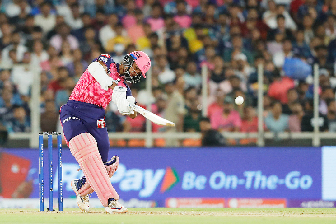 Crunched: Jaiswal hits first SIX of IPL final background